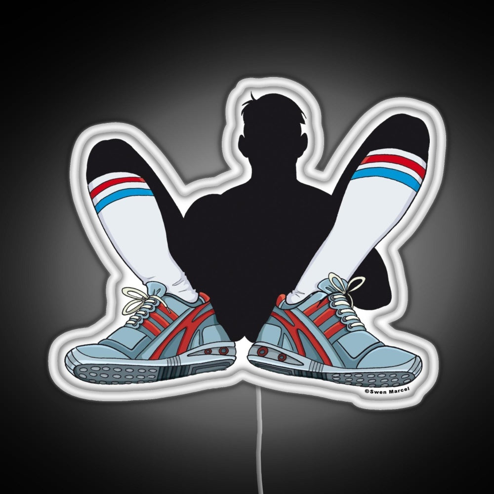 Sneaker And Sox Rgb Led Neon Sign Pop Wall Art