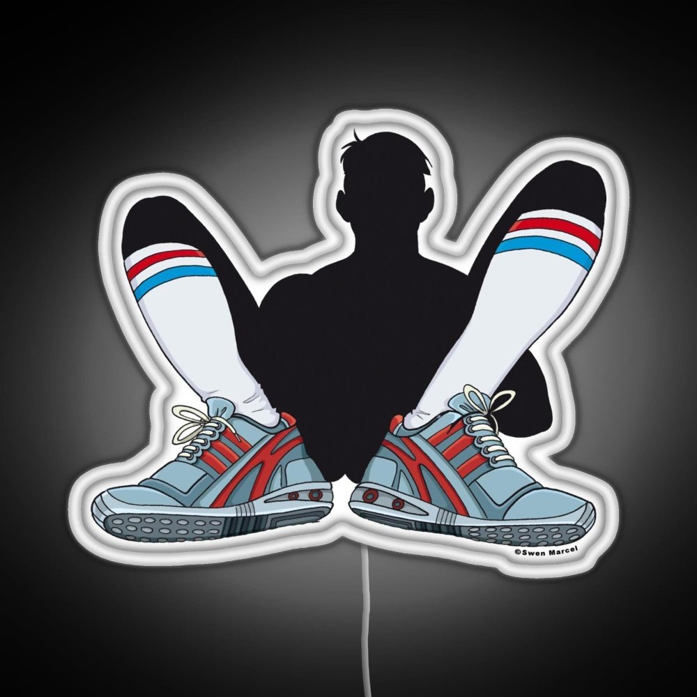 Sneaker And Sox Rgb Led Neon Sign Pop Wall Art - Shineneon