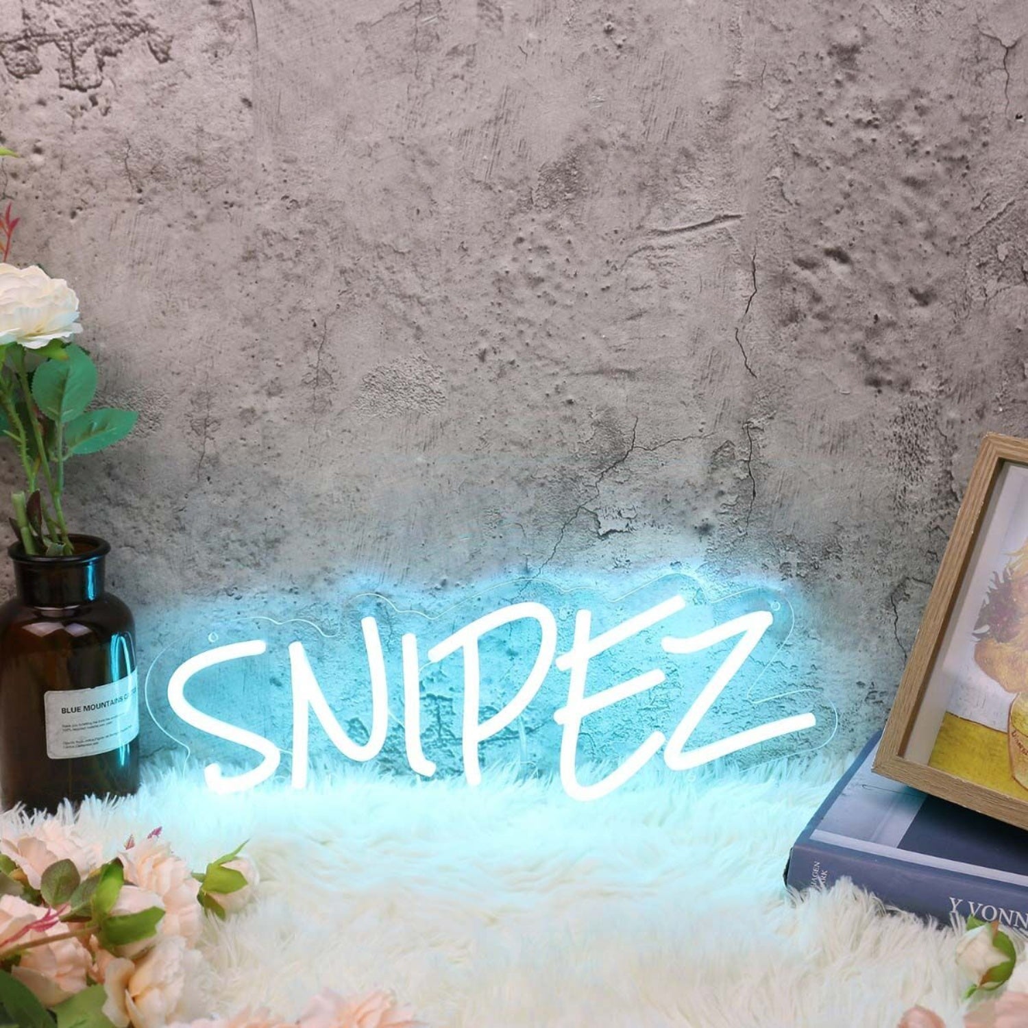 Snipez Blue Led Neon Sign - Shineneon