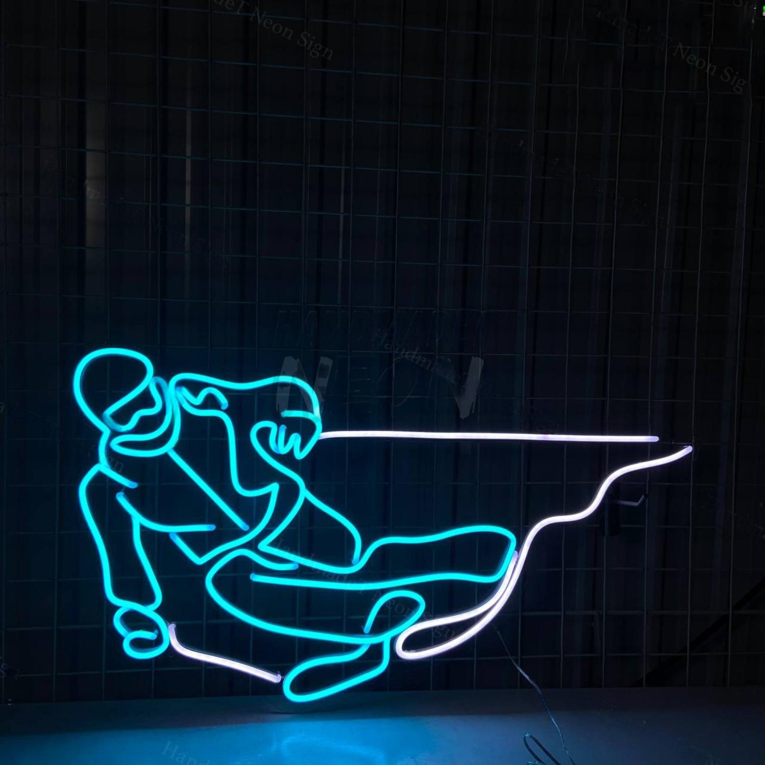 Snow Skiing Led Sign Snow Skiing Wall Decor | Shineneon