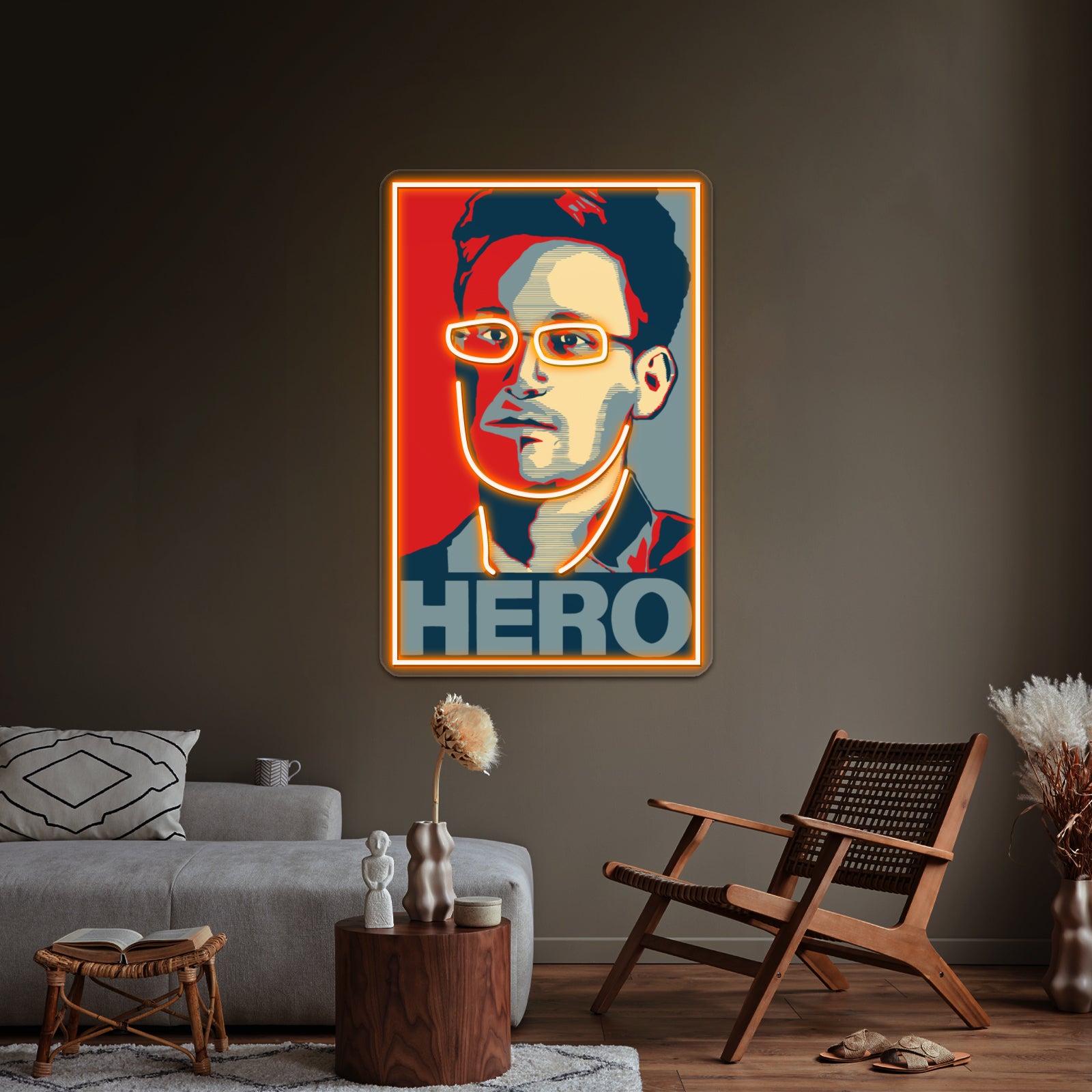 Snowdon Abstract Art Wall Artwork Neon Signs | Shineneon