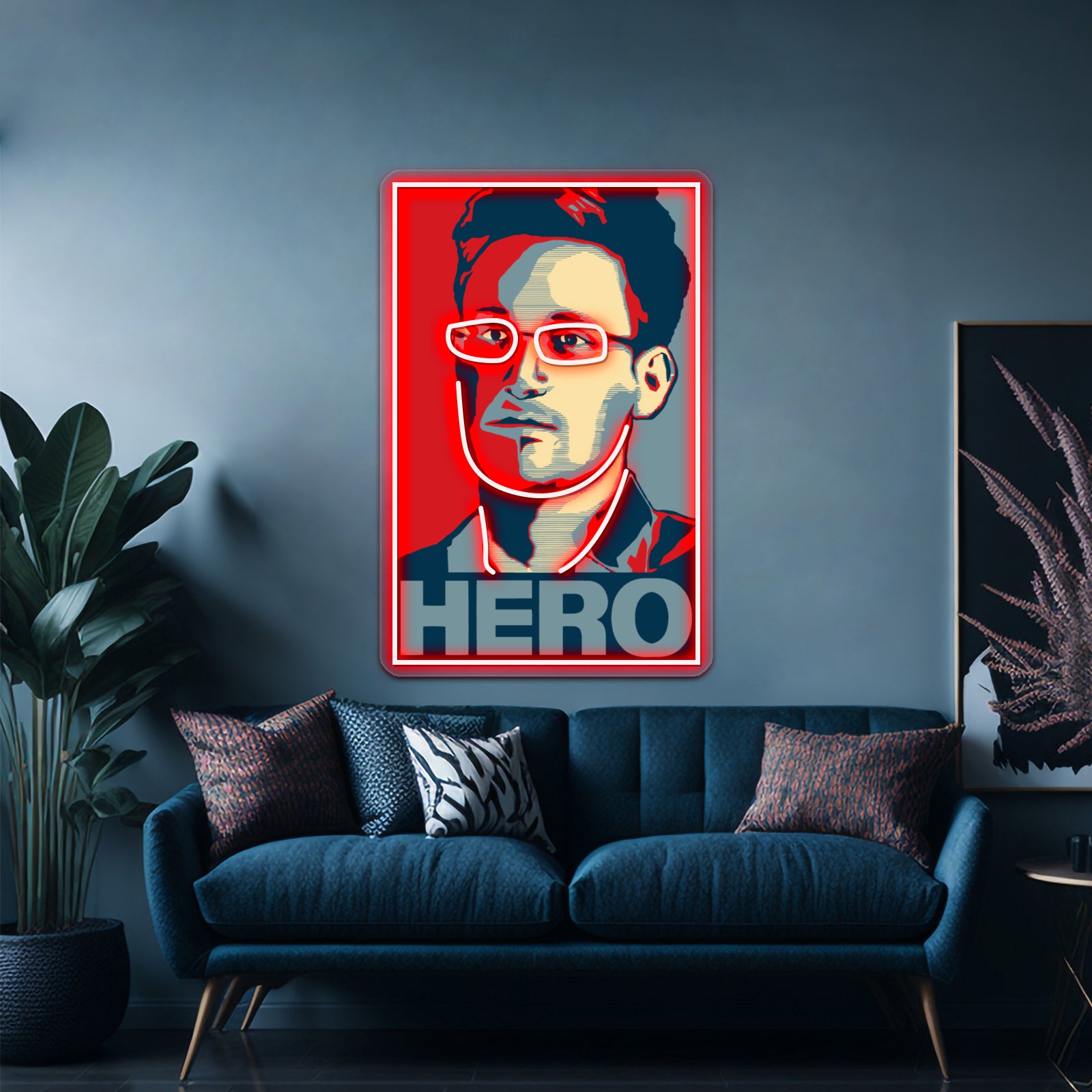 Snowdon Abstract Art Wall Artwork Neon Signs | Shineneon