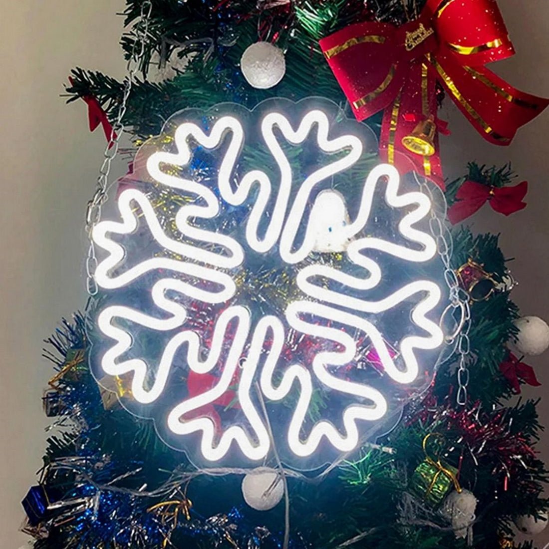 Snowflake Christmas Led Sign Business Neon Sign - Shineneon