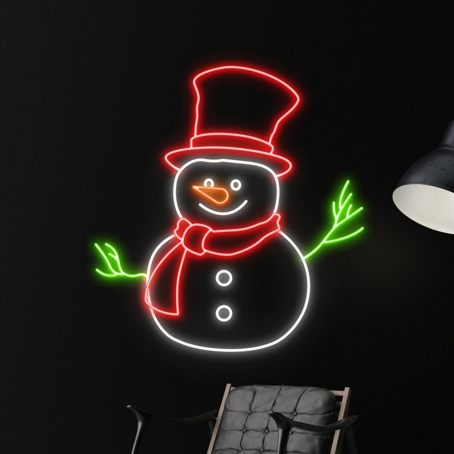 Snowman Christmas Led Neon Sign Christmas Decor | Shineneon