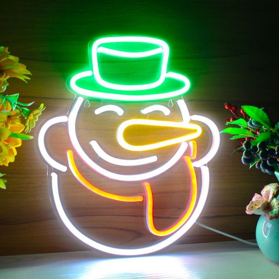 Snowman Christmas Led Sign Business Neon Sign - Shineneon