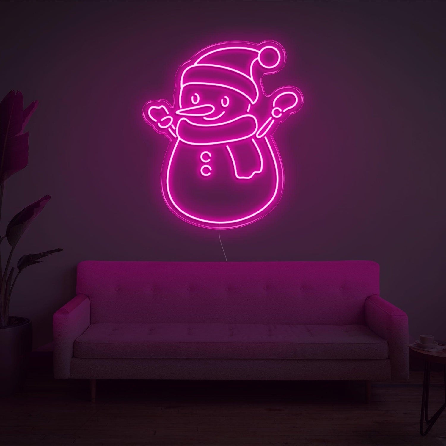 Snowman Green Led Neon Sign For Christmas Home Decor | Shineneon