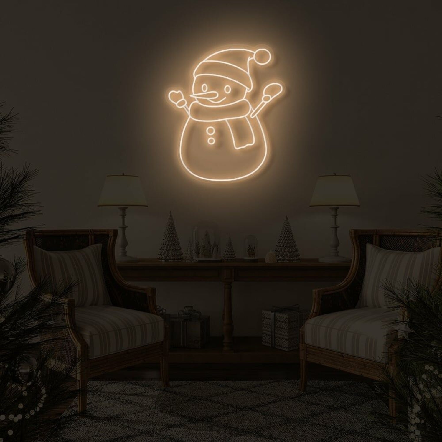 Snowman Led Sign | Shineneon