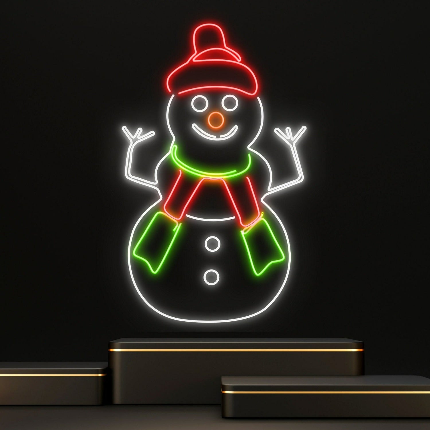 Snowman Merry Christmas Led Sign Christmas Decor | Shineneon