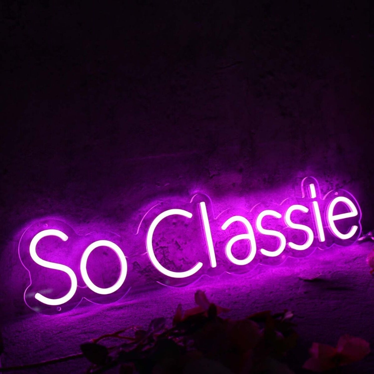 So Classie Purple Led Neon Sign - Shineneon