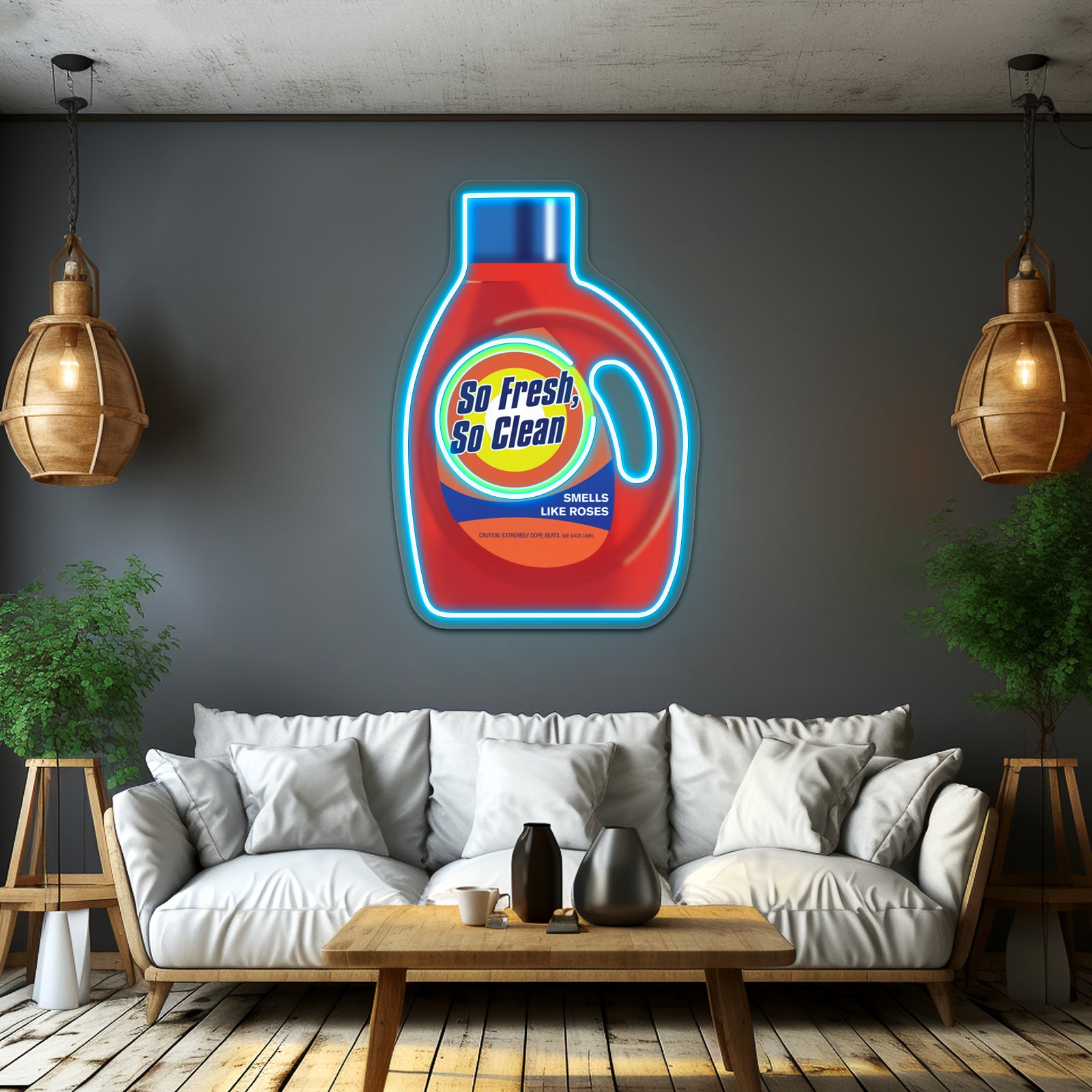 So Fresh So Clean Laundry Detergent Artwork Custom Led Signs | Shineneon