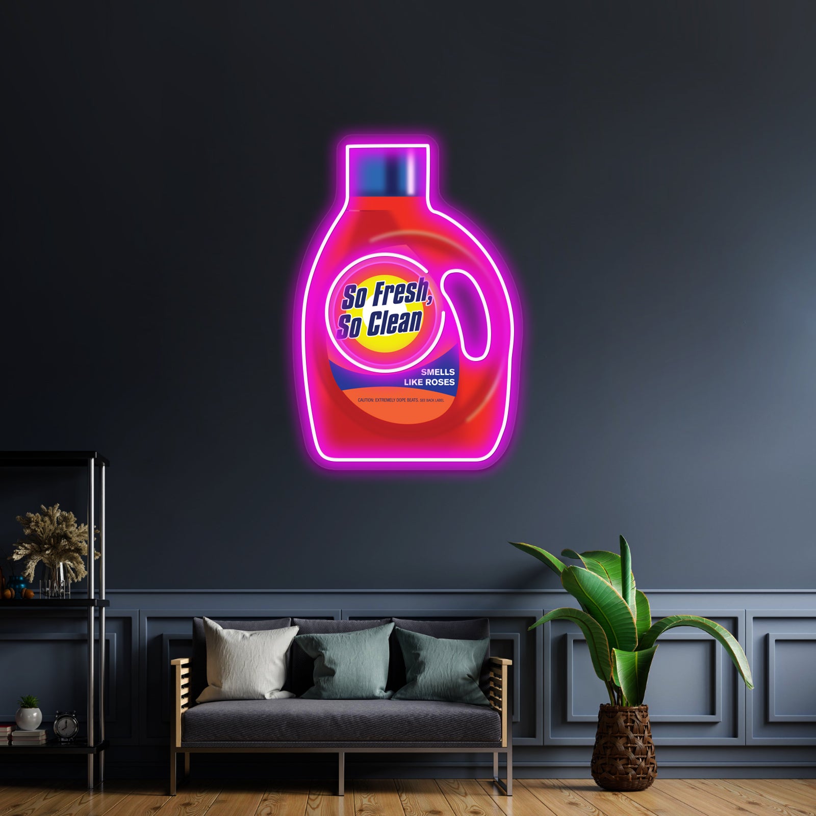 So Fresh So Clean Laundry Detergent Artwork Custom Led Signs | Shineneon