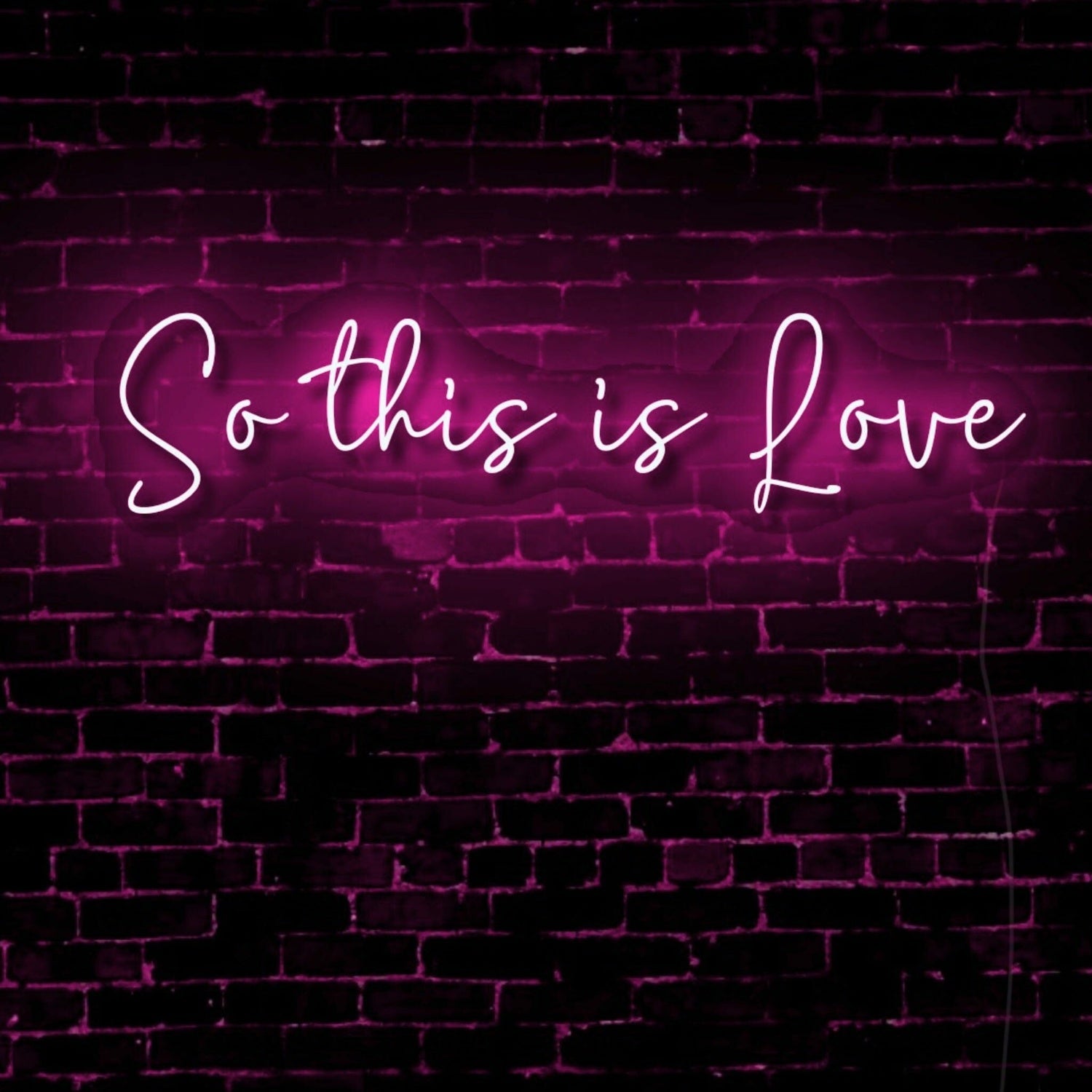 So This Is Love Led Neon Sign | Shineneon