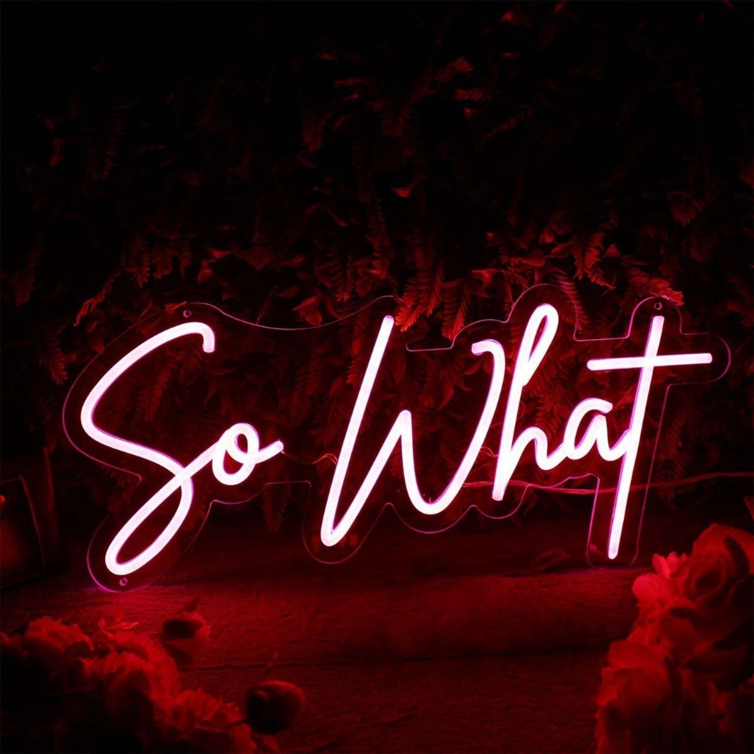 So What Red Led Neon Sign - Shineneon