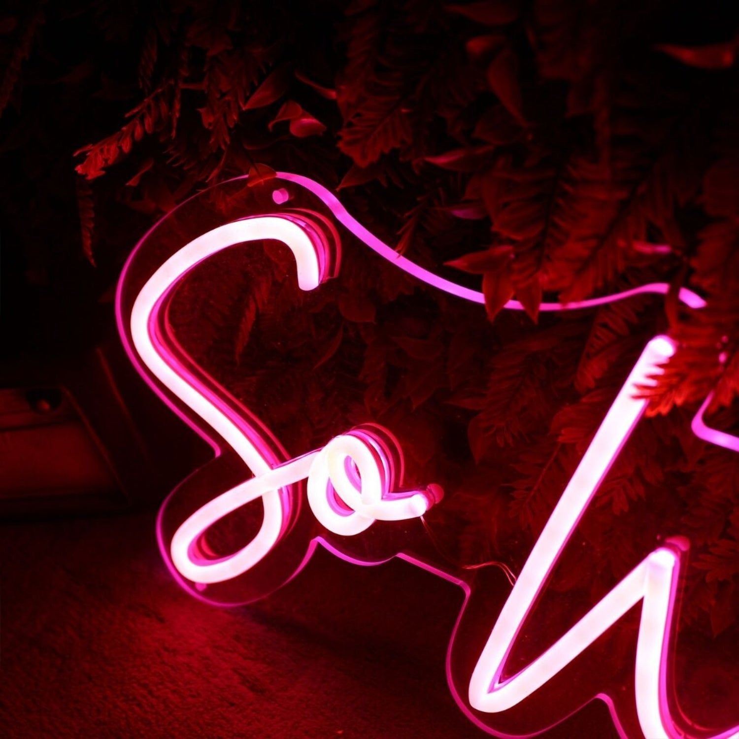 So What Red Led Neon Sign - Shineneon