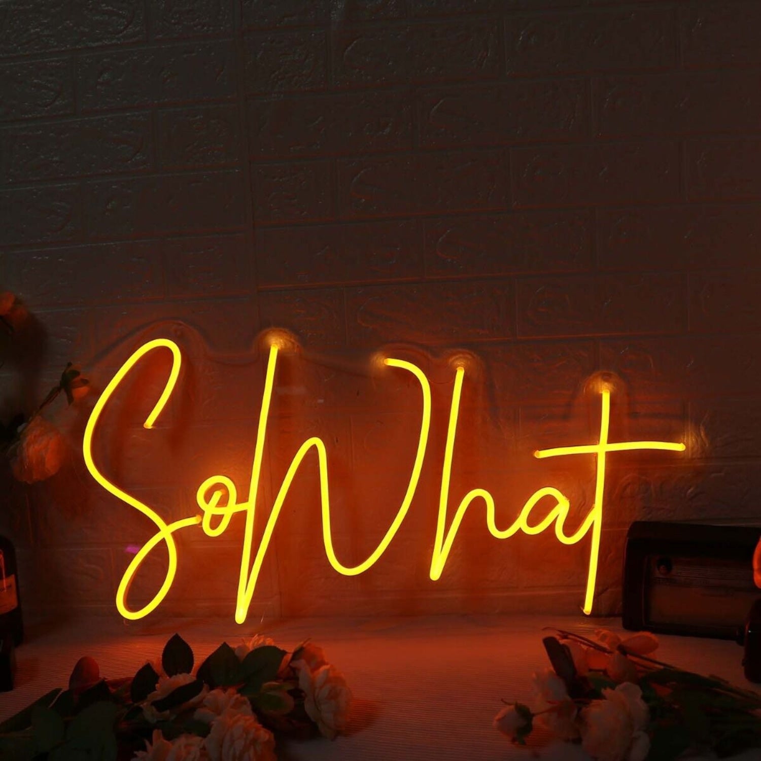 So What Yellow Led Neon Sign - Shineneon