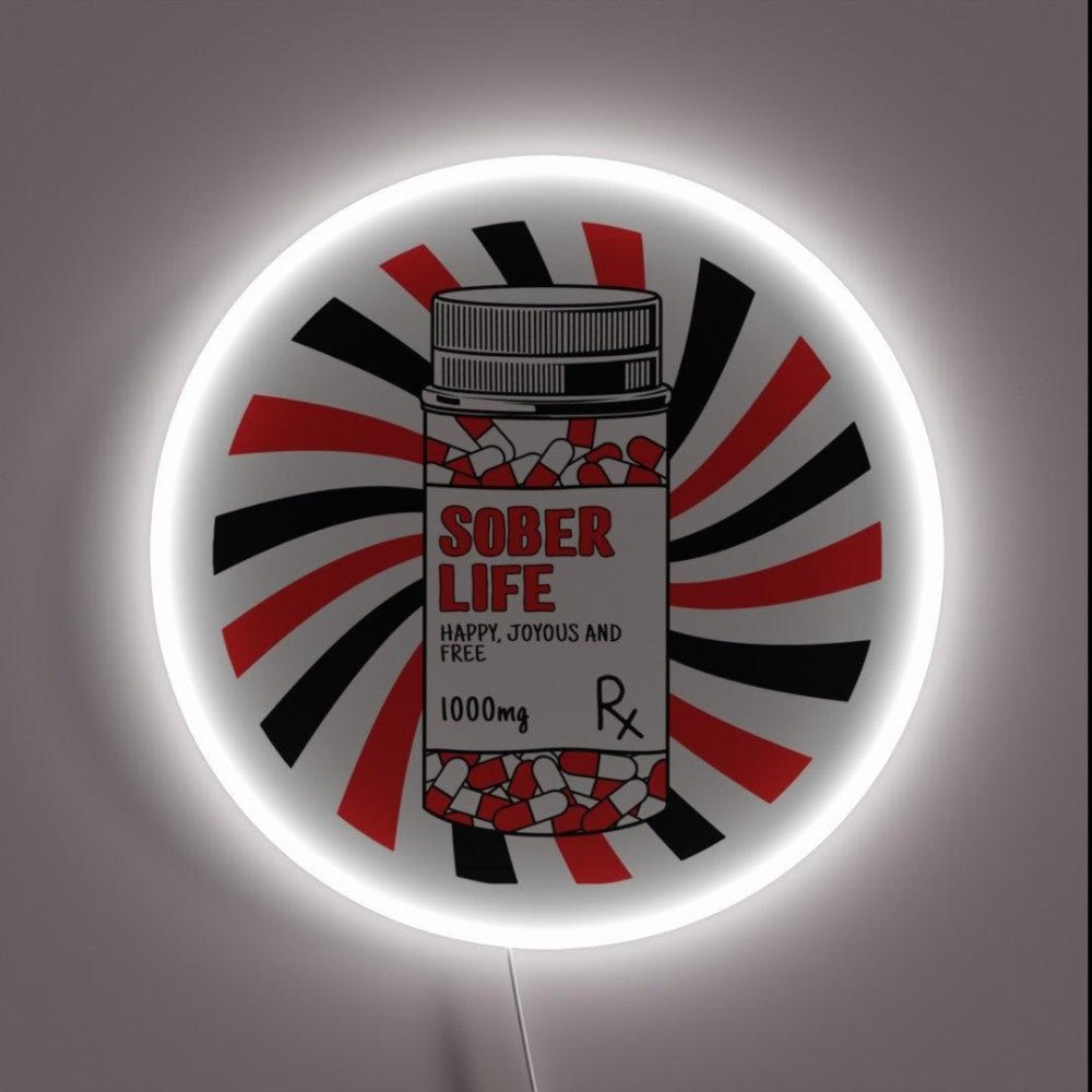 Sober Life Aa Na Recovery Rgb Led Neon Sign - Shineneon