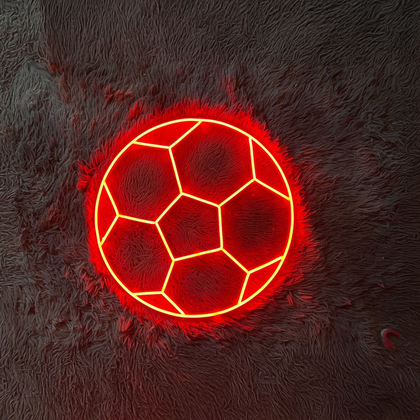 Soccer Ball Neon Sign Footbal Neon Sign | Shineneon