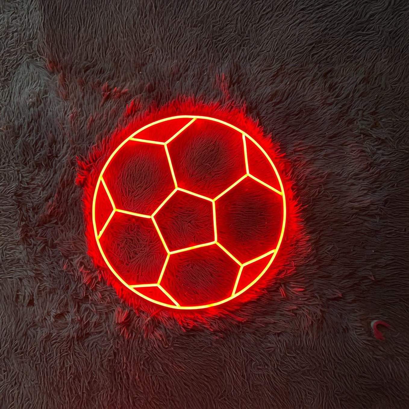 Soccer Ball Neon Sign Footbal Neon Sign - Shineneon
