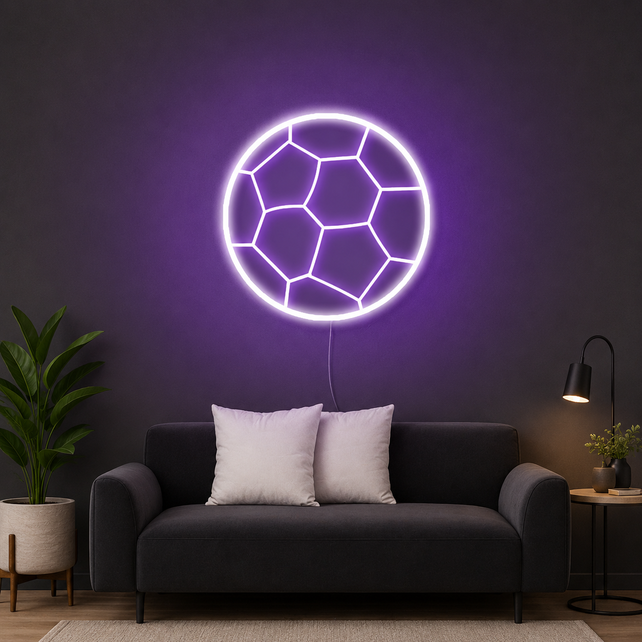 Soccer Cleats Sports Room LED Neon Sign main product image