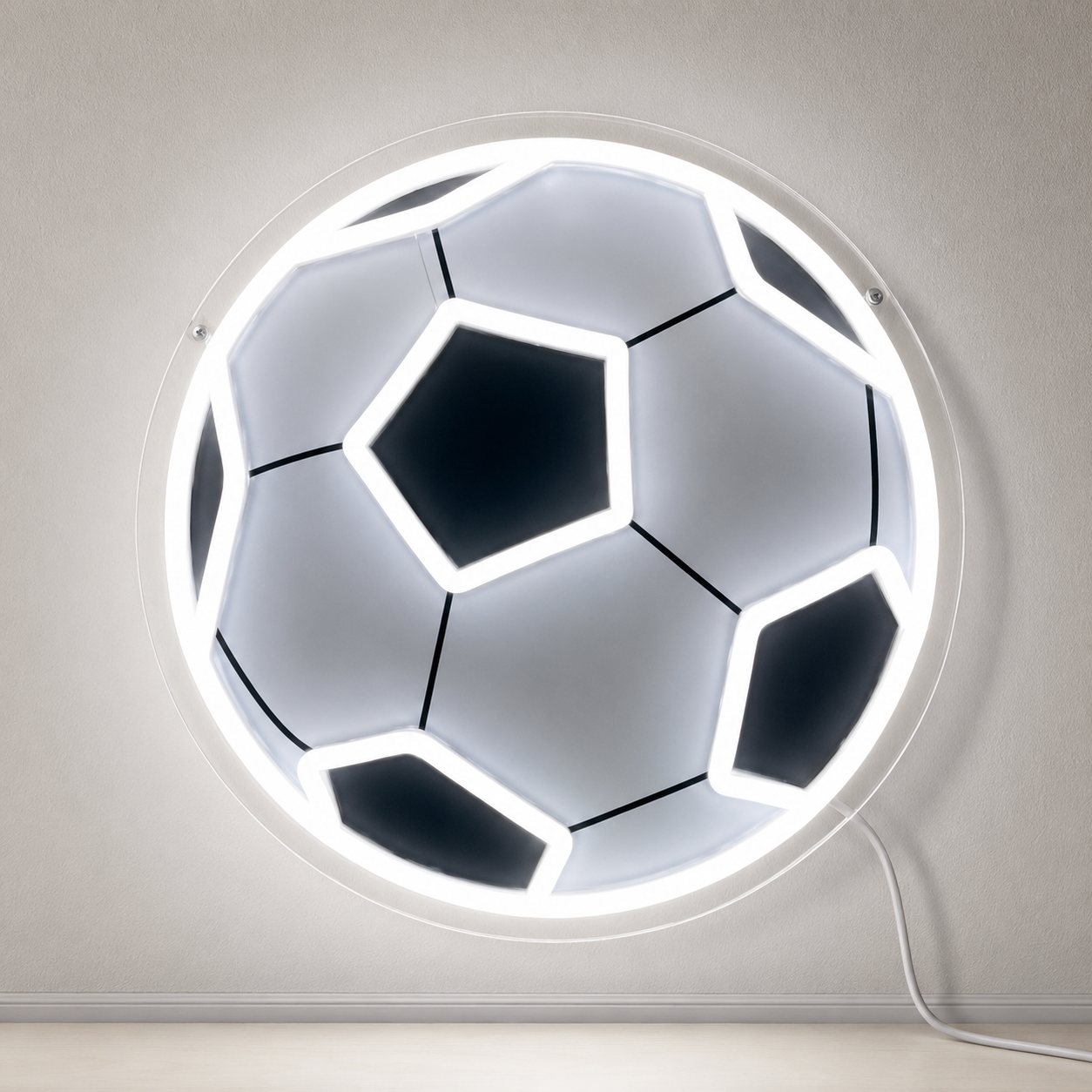 Soccer Coach Trophy Wall LED Neon Sign main product image