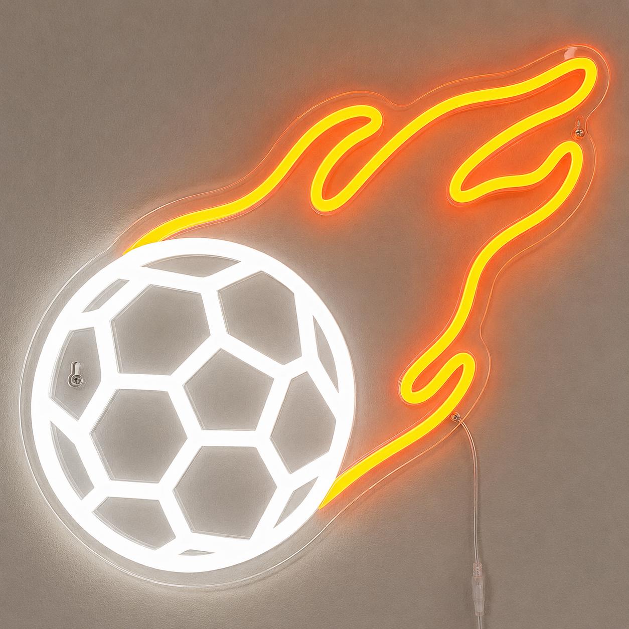 Soccer Training Sports Room LED Neon Sign main product image