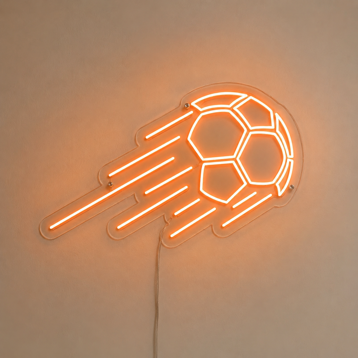 Soccer Wall Decor Game Room LED Neon Sign main product image