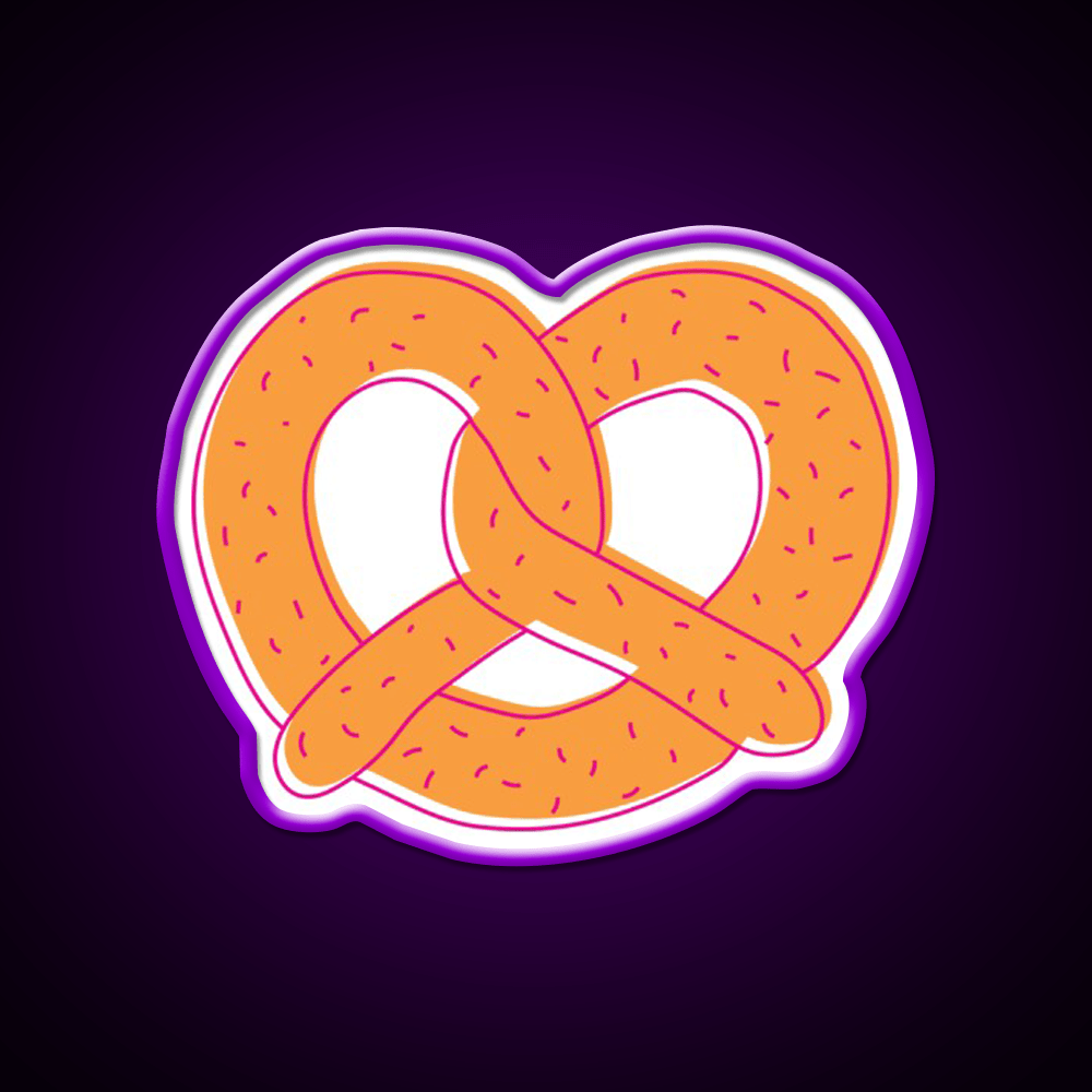 Soft Pretzel Snack Food Led Neon Sign Rgb Color - Shineneon