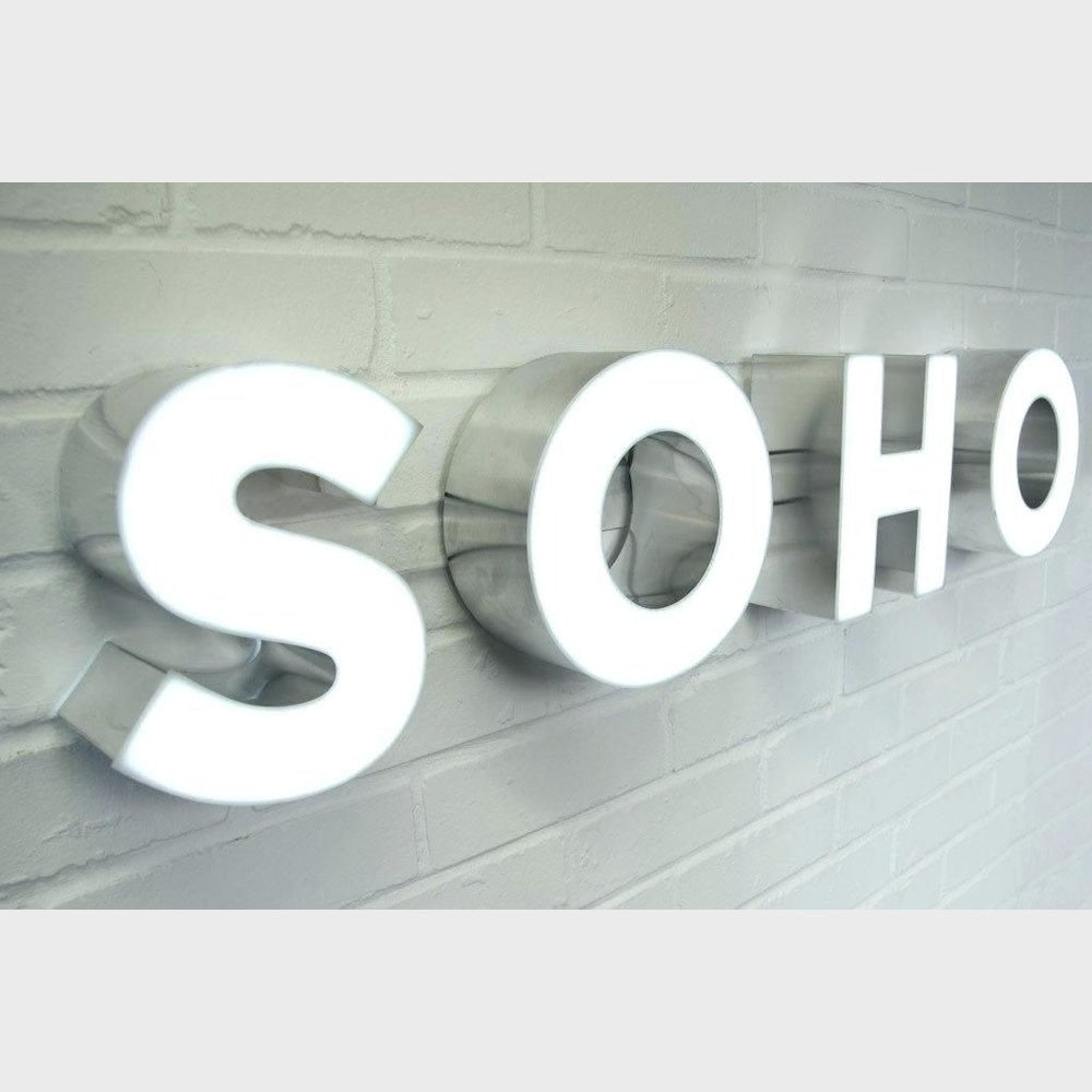 Soho 3D Frontlit Channel Letters Led Light Sign - Shineneon