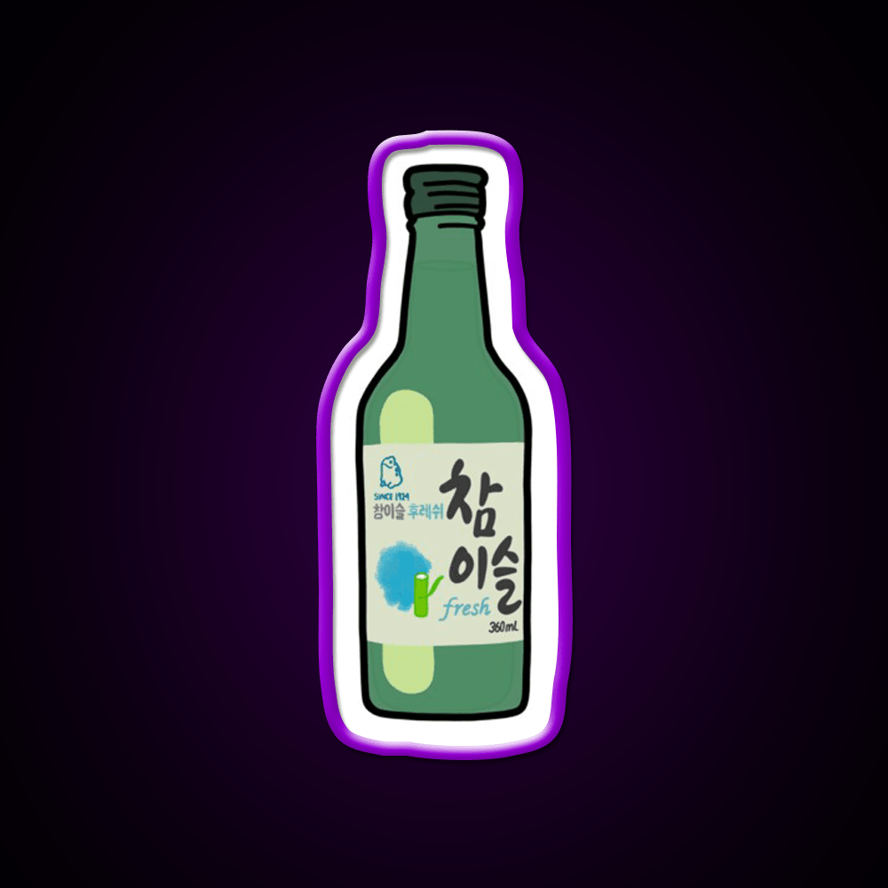 Soju Snack Food Led Neon Sign Rgb Color - Shineneon
