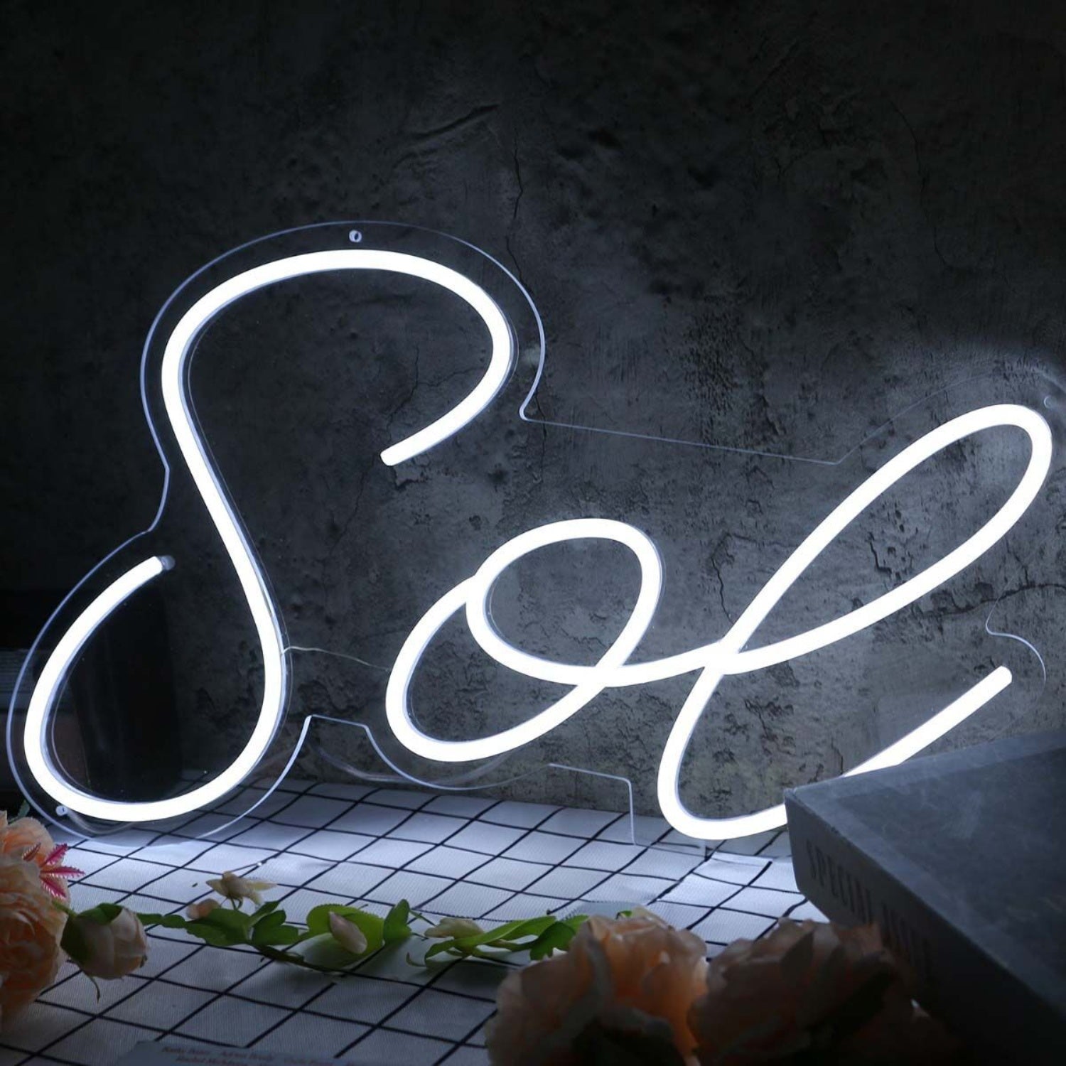Sol White Led Neon Sign - Shineneon