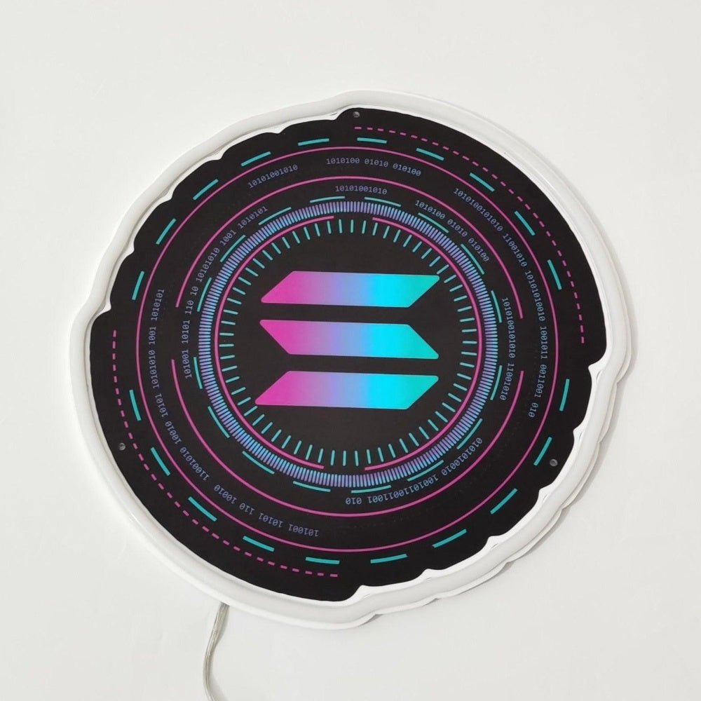Solana Crypto Rgb Sol Token Led Neon Sign - Shineneon