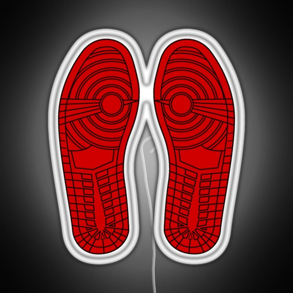 Sole Mates 1 Red Rgb Led Neon Sign Pop Wall Art