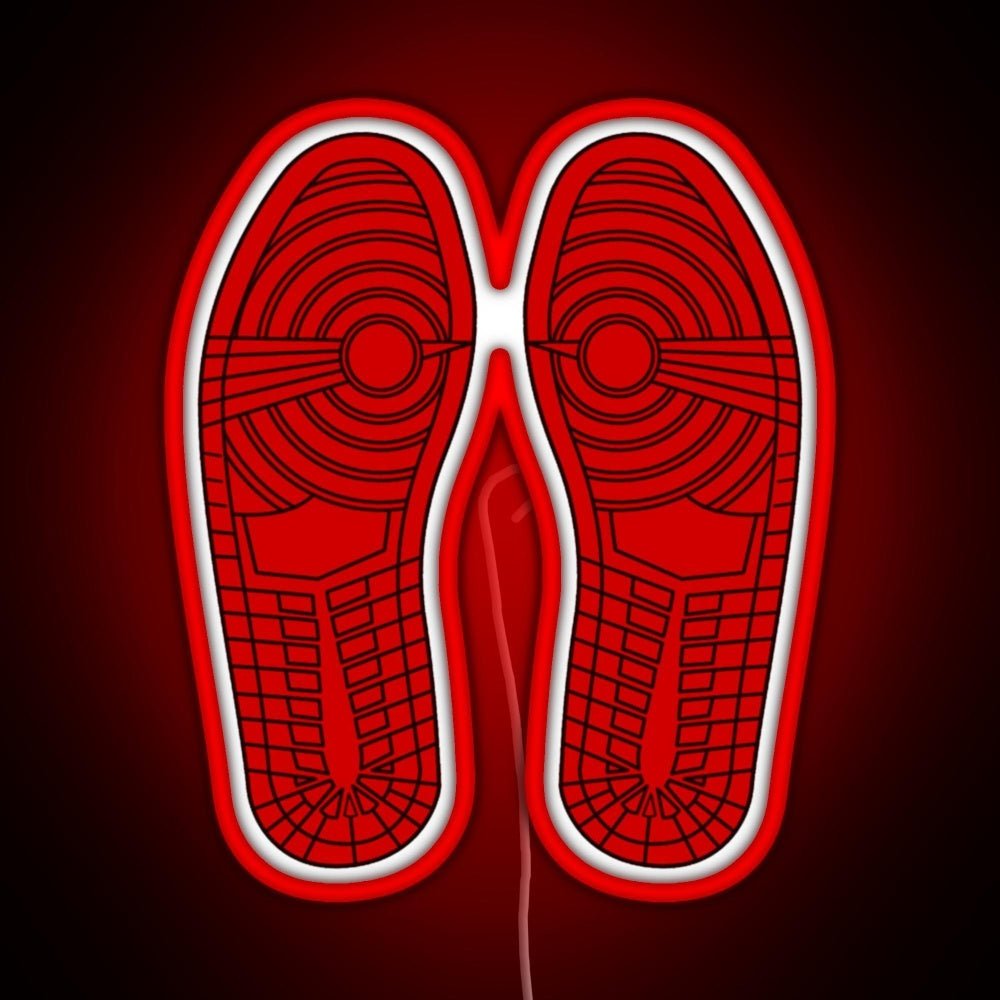 Sole Mates 1 Red Rgb Led Neon Sign Pop Wall Art - Shineneon