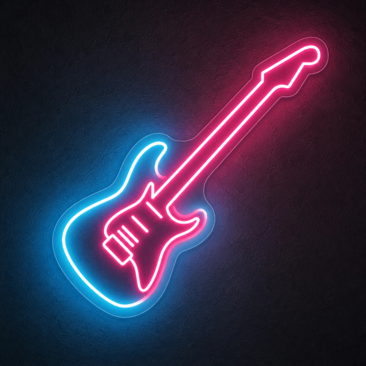 Solid Body Electric Guitar LED Neon Sign Garage Man Cave Neon Sign main product image