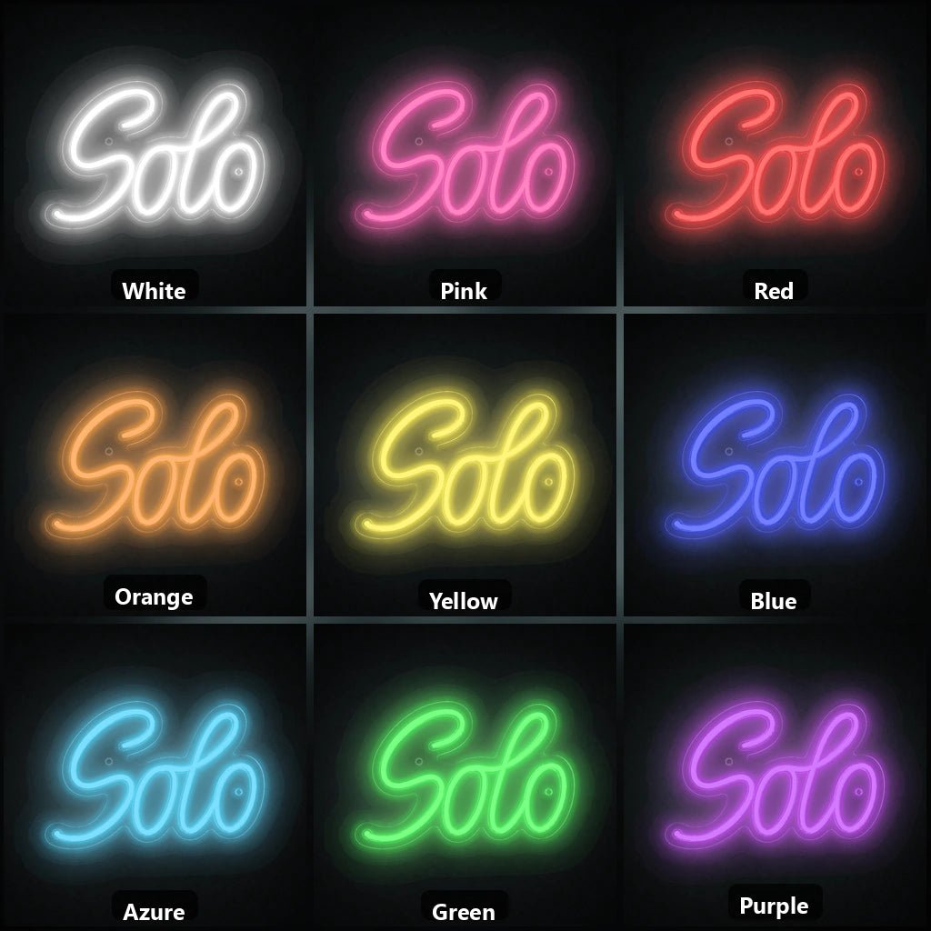 Solo LED Neon Sign - Shineneon