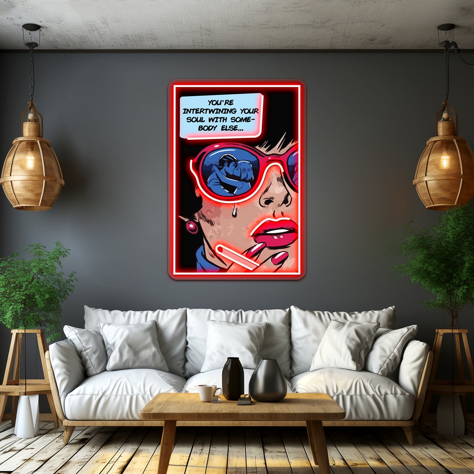 Somebody Else The 1975 Artwork Custom Led Signs | Shineneon