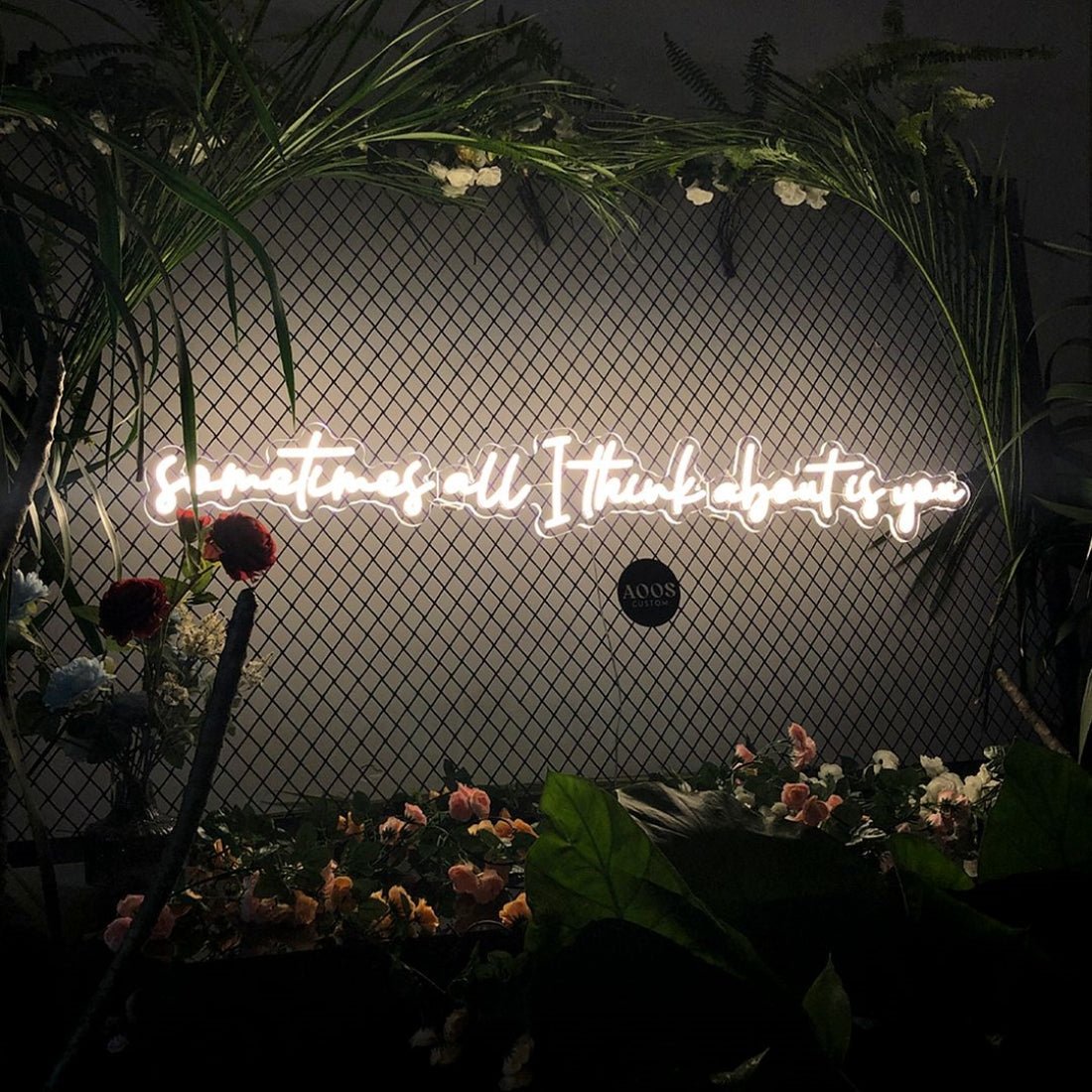 Sometimes All I Think About Is You Neon Signs Neon Lights Led Business Sign - Shineneon
