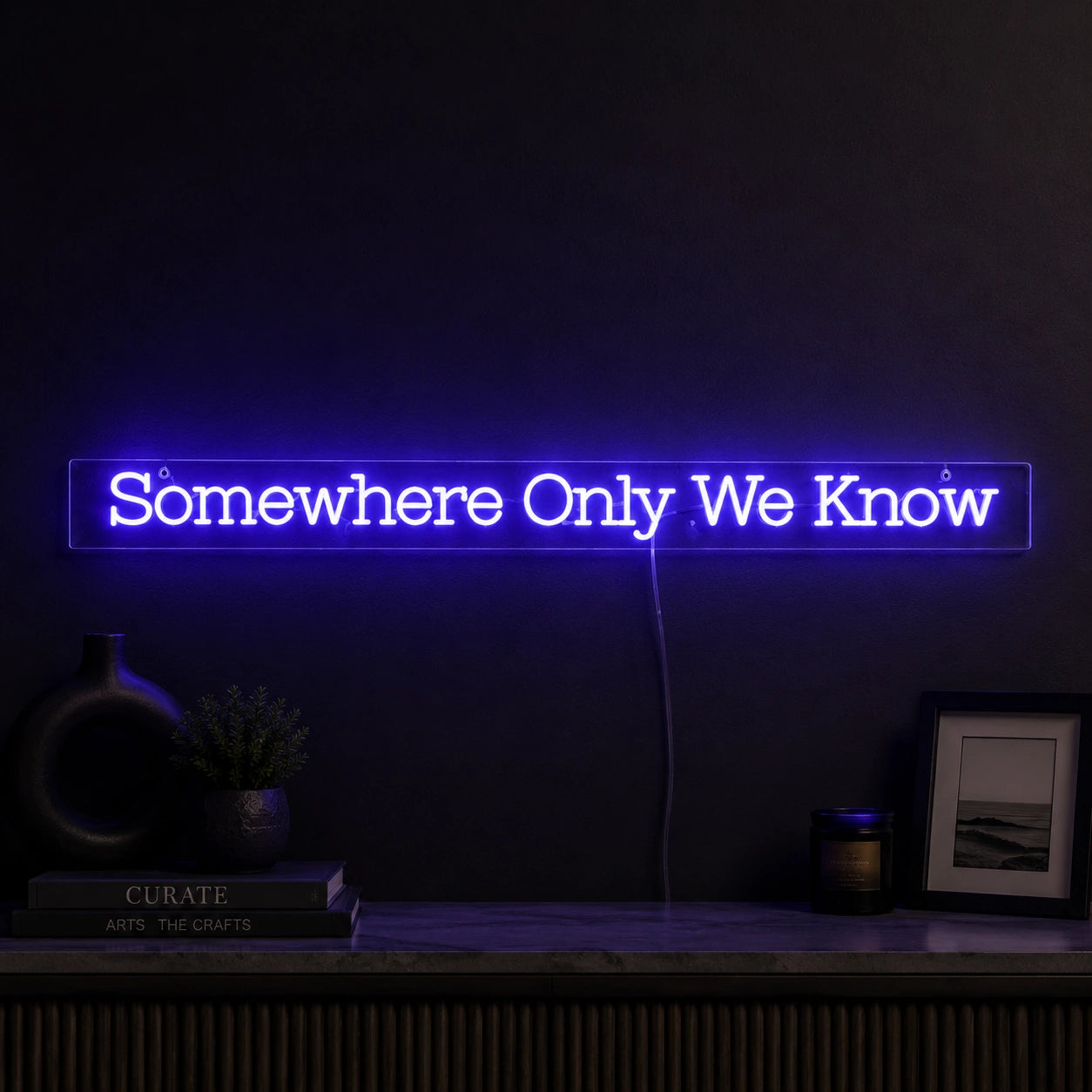 Somewhere Only Neon Sign LED Neon Sign high-converting product image