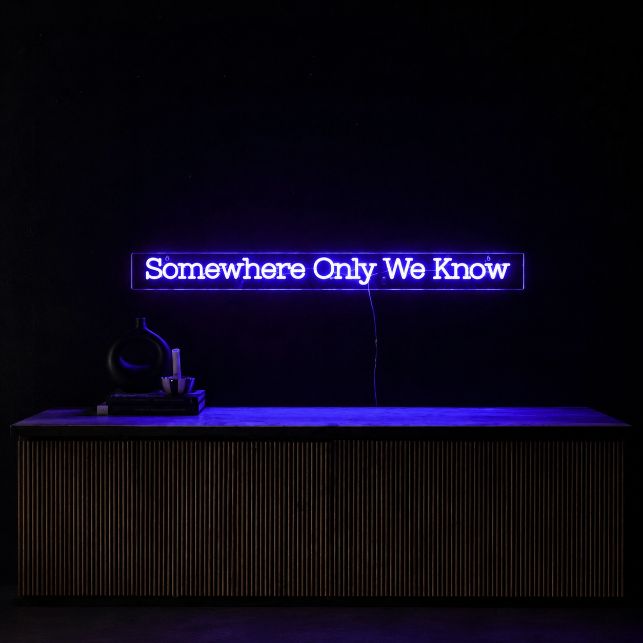 Somewhere Only We Know LED Neon Sign - 01 Original Product Image