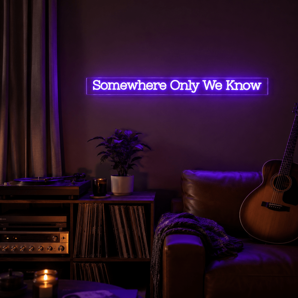 Somewhere Only We Know LED Neon Sign - Shineneon