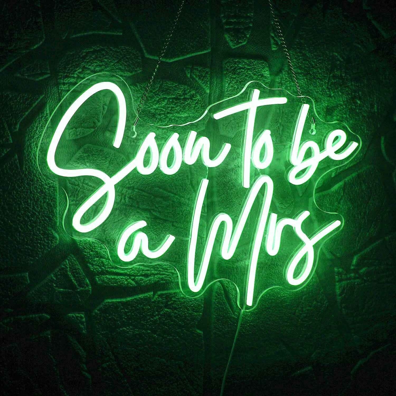 Soon To Be A Mrs Proposal Neon Sign | Shineneon