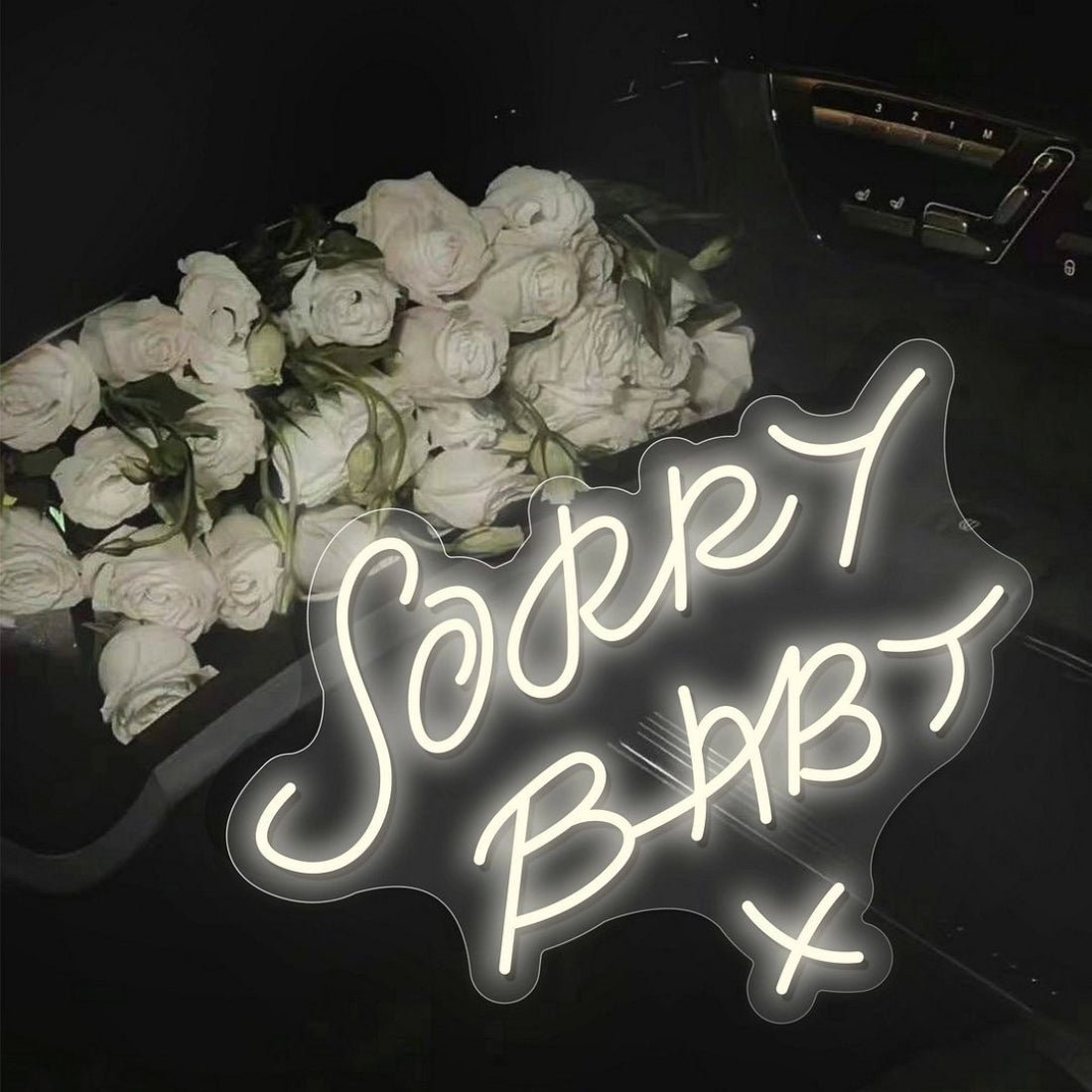 Sorry Baby X Led Sign Business Neon Sign - Shineneon