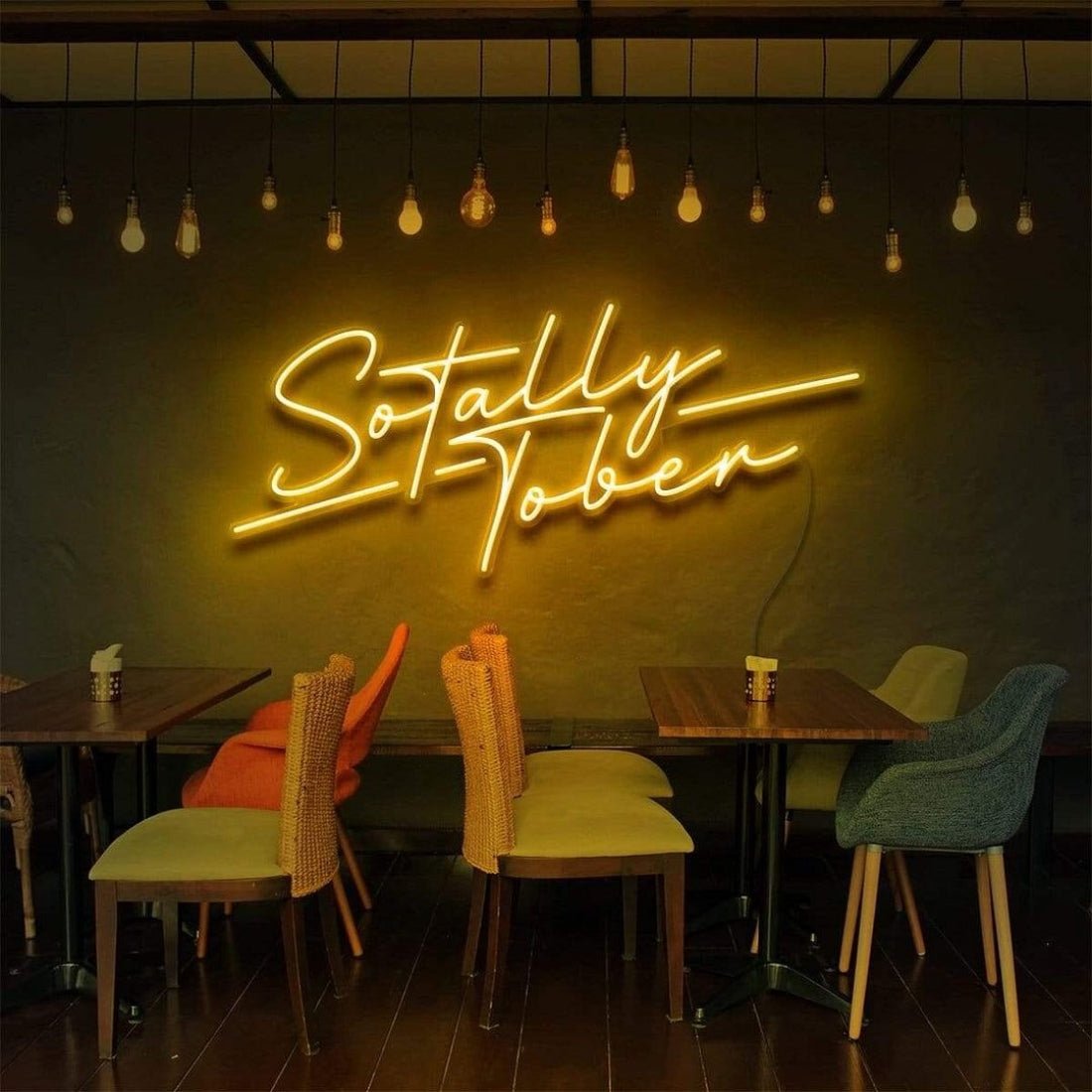 Sotally Tober Led Sign Business Neon Sign - Shineneon