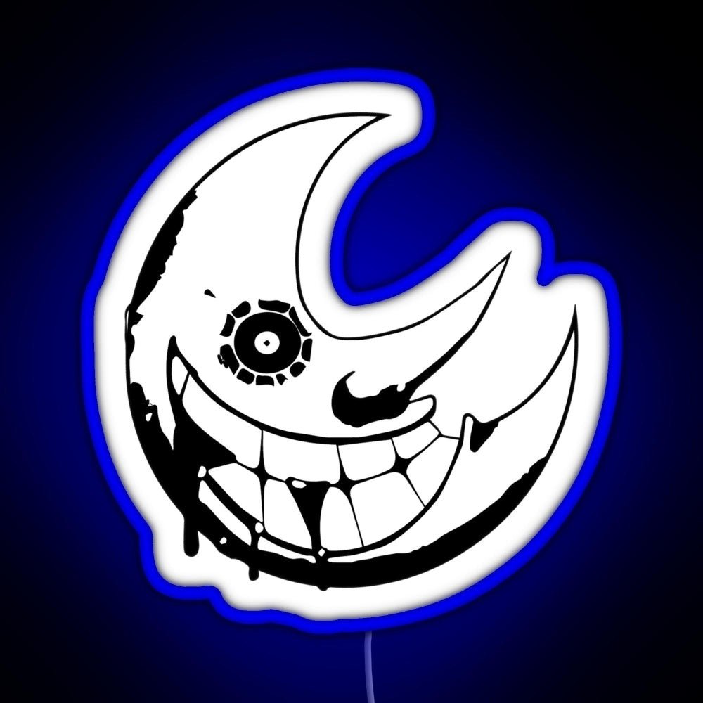 Soul Eater Moon Rgb Led Neon Sign Pop Wall Art - Shineneon