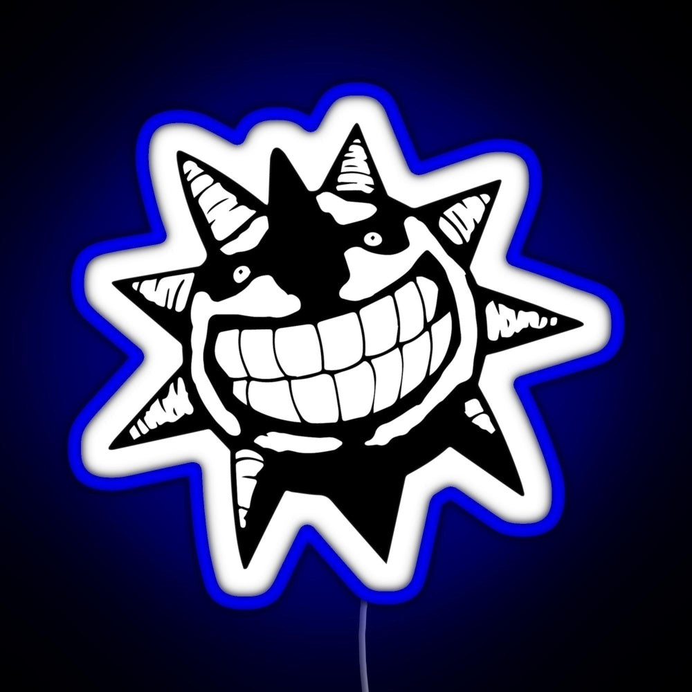 Soul Eater Sun Rgb Led Neon Sign Pop Wall Art
