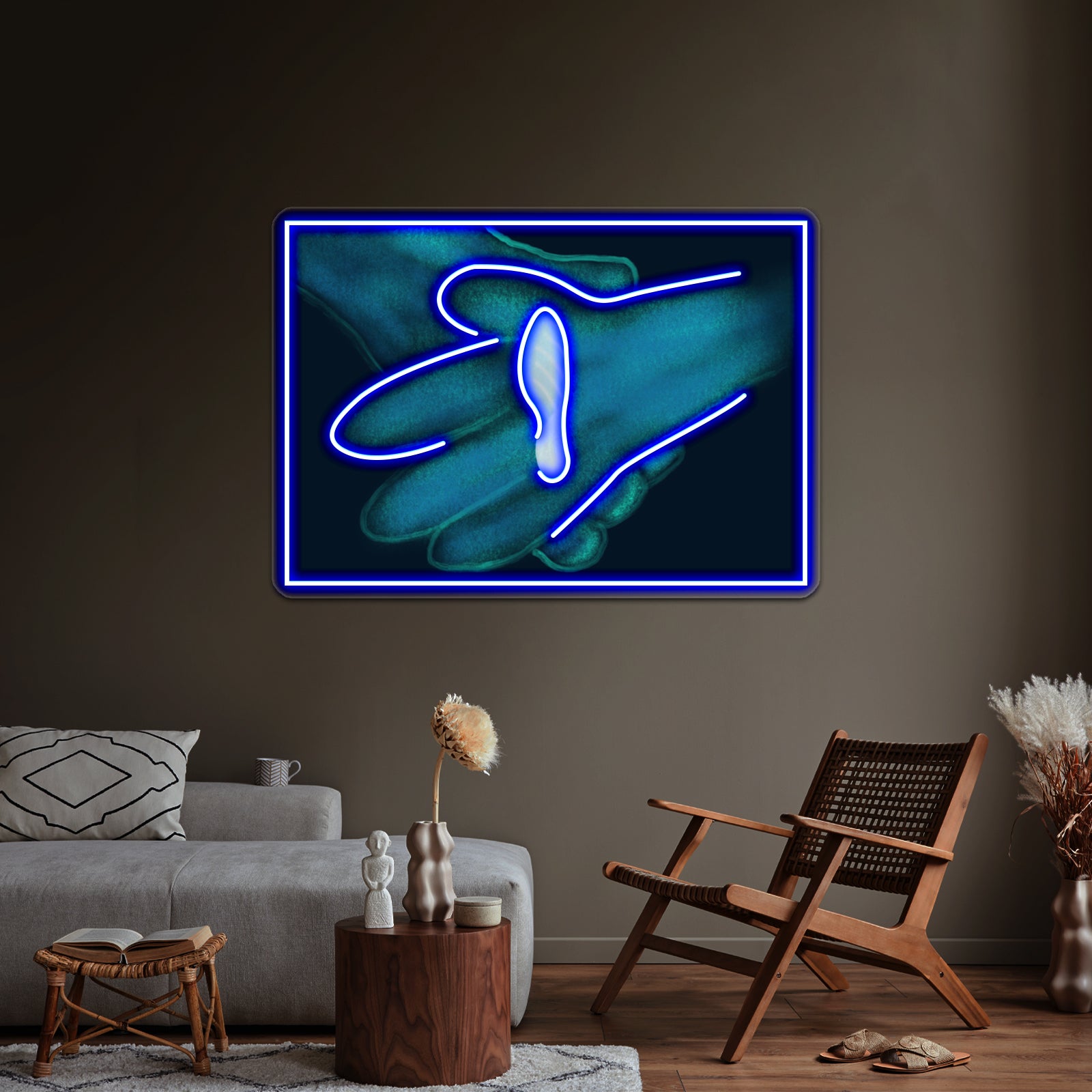 Soul Ready To Live Artwork Digital Art Wall Artwork Neon Signs | Shineneon