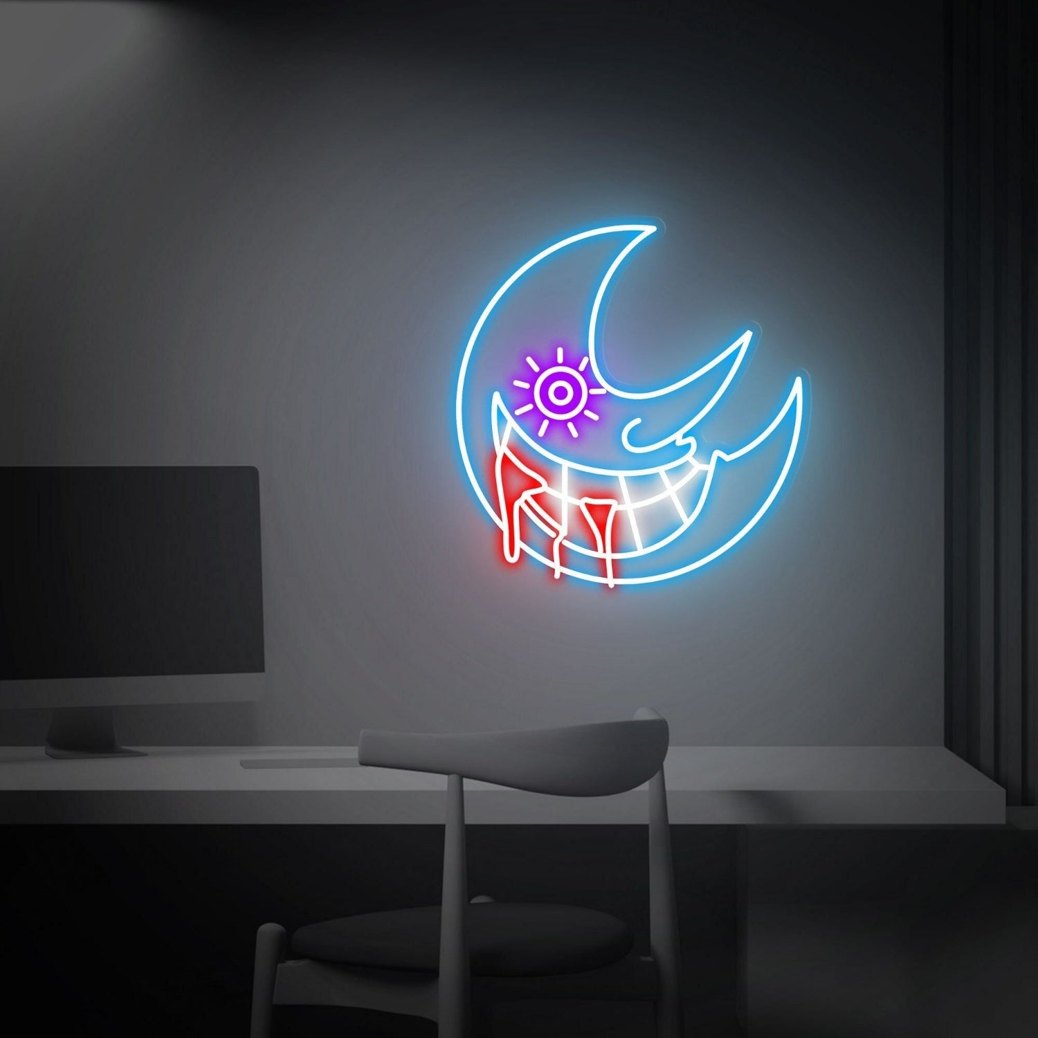 Soul Sun And Moon Led Neon Sign Home Decor Office - Shineneon