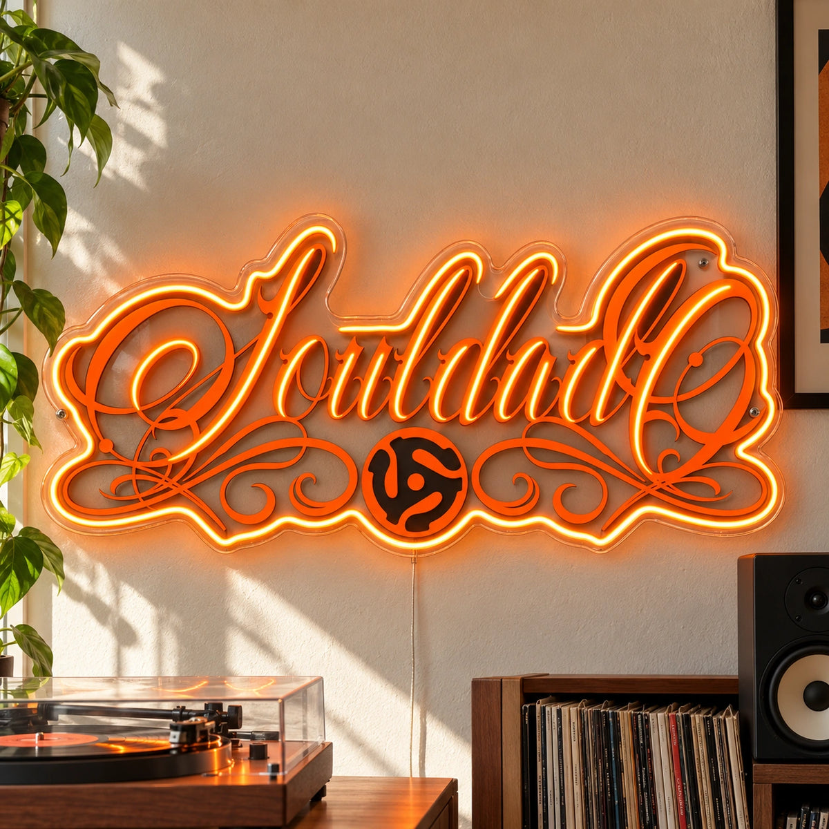 Souldad Custom LED Neon Sign | b694aa3ad3535043619092dd53abe4f2ab42dd29852e0819d08b62b7012affba | natural_light