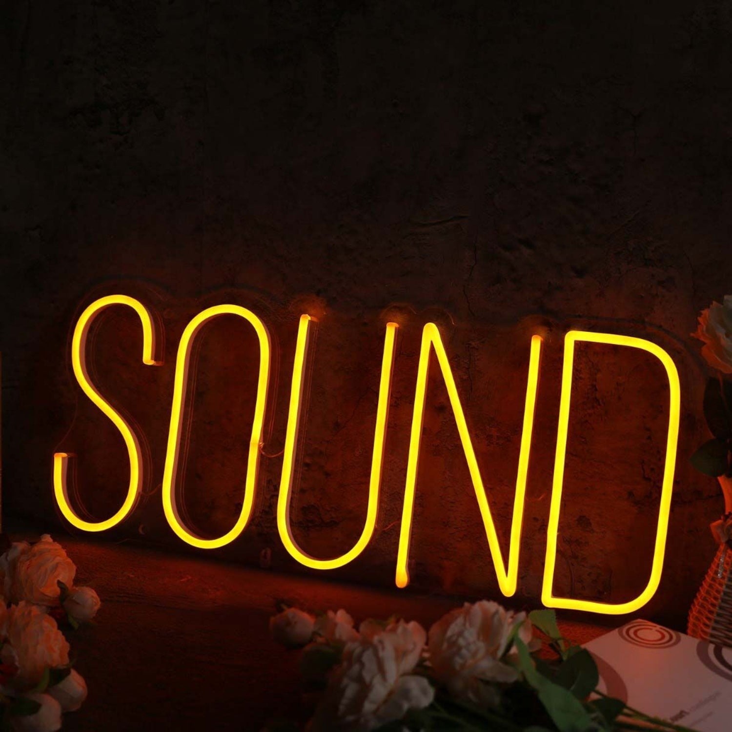 Sound Orange Led Neon Sign - Shineneon