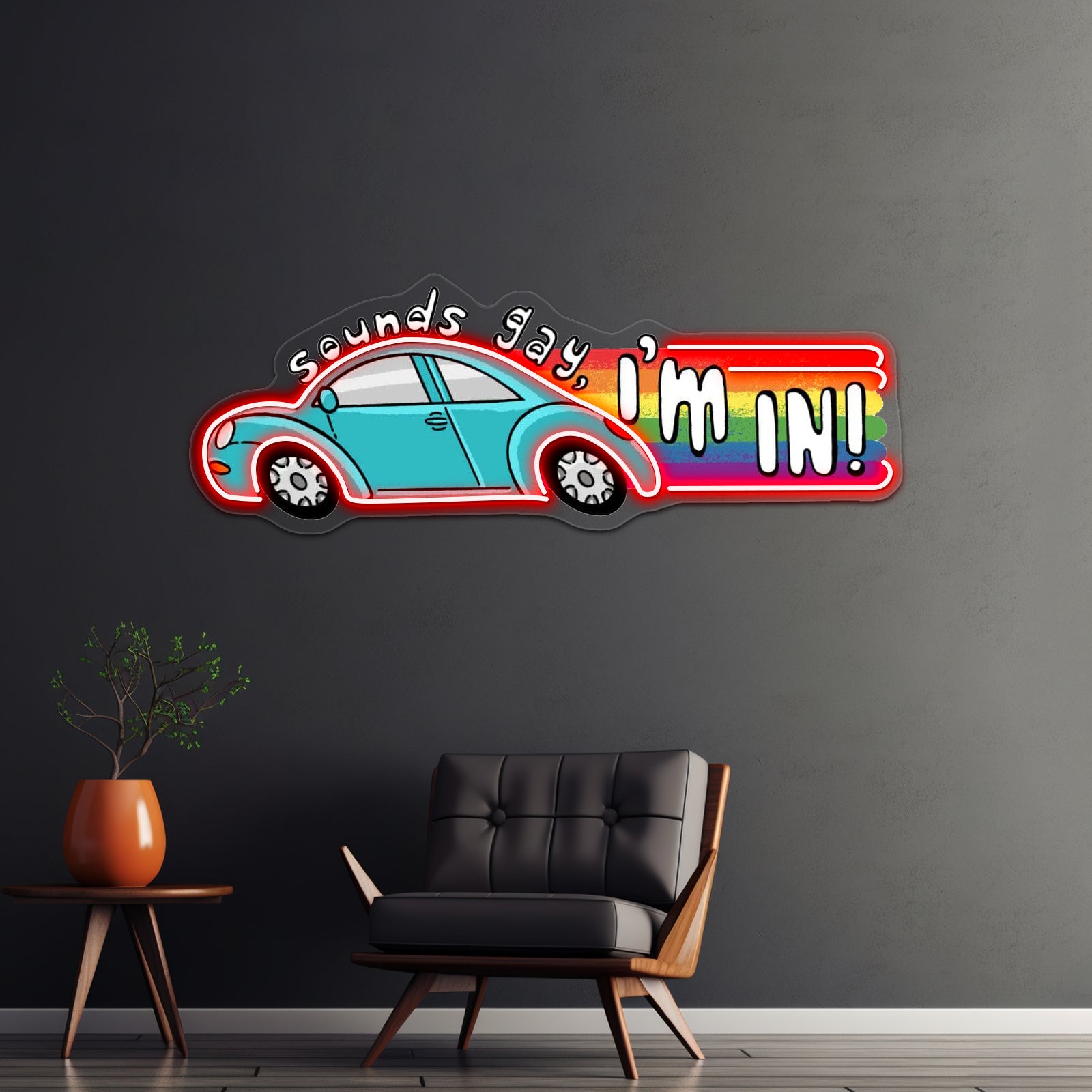 Sounds Gay Im In Artwork Neon Sign For Sale | Shineneon